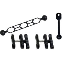Sea & Sea Sea Arm 8 Set - Brazo Doble de 8.8"" con 2 Abrazaderas y Adaptador para Estrobosc