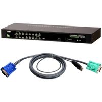 ATEN Switch KVM CS1316KIT 16 Puertos USB/PS2 con 16 Cables USB