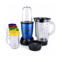 Licuadora Extractor Mr Magic 21 Piezas 700 Watts Azul