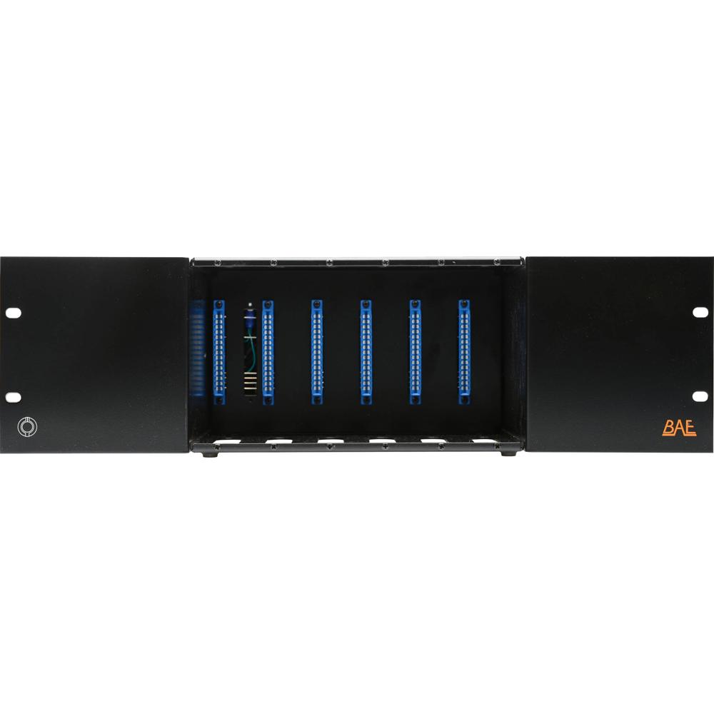 BAE Audio Rack 500-Series 6 Espacios con Fuente de Poder 48V - Chasis de Acero