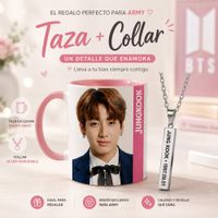 JUNGKOOK COLLAR Y TAZA BTS KPOP ARMY - COLECCION 2026