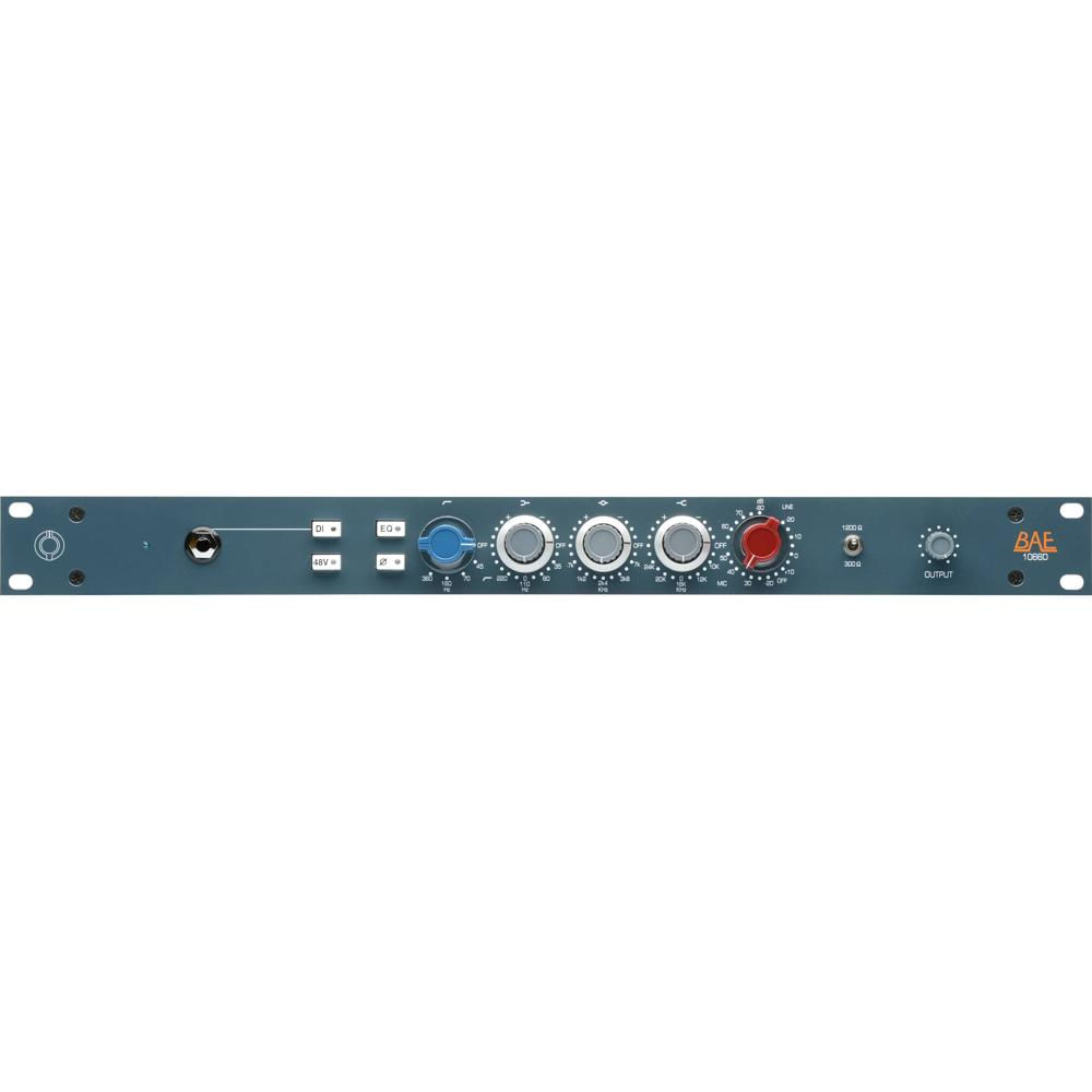 BAE Audio 1066D Módulo de Preamp Mic/Line 19"" Rackmount con Ganancia de 0 a 80 dB y Filtr