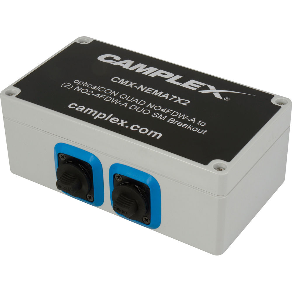 Camplex Adaptador de Caja de Desglose NO4FDW-A a 2 NO2-4FDW-A OpticalCon DUO Singlemode