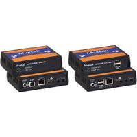 MuxLab Extensor HDMI/USB 2.0 Kit 330 ft, Soporta 4K a 30 fps, Hub USB de 4 Puertos