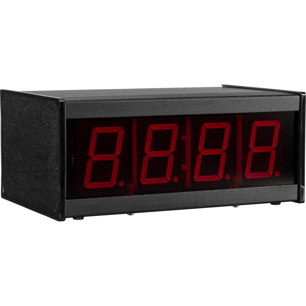 ESE Display Remoto de Tiempo ES-991U con 4 LED Ámbar, Soporte de Escritorio, Formato SMPT