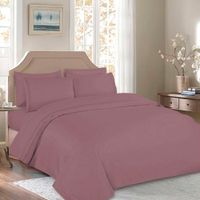 Juego de Sabanas Bordadas Rosa 2plz - 6 Piezas