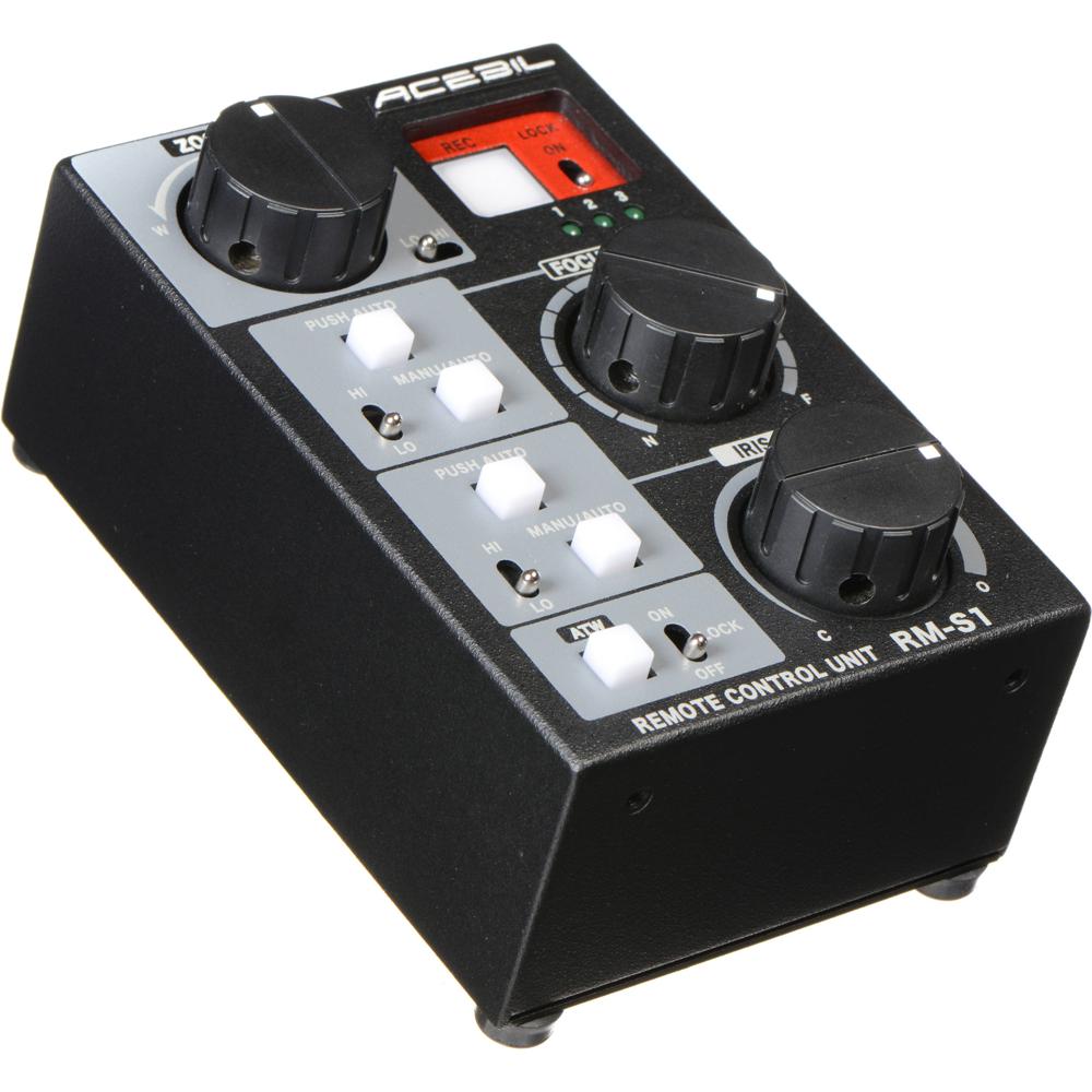 Acebil RM-S1 Controlador de Enfoque/Iris/Zoom para Cámaras LANC de Sony y Canon - Control