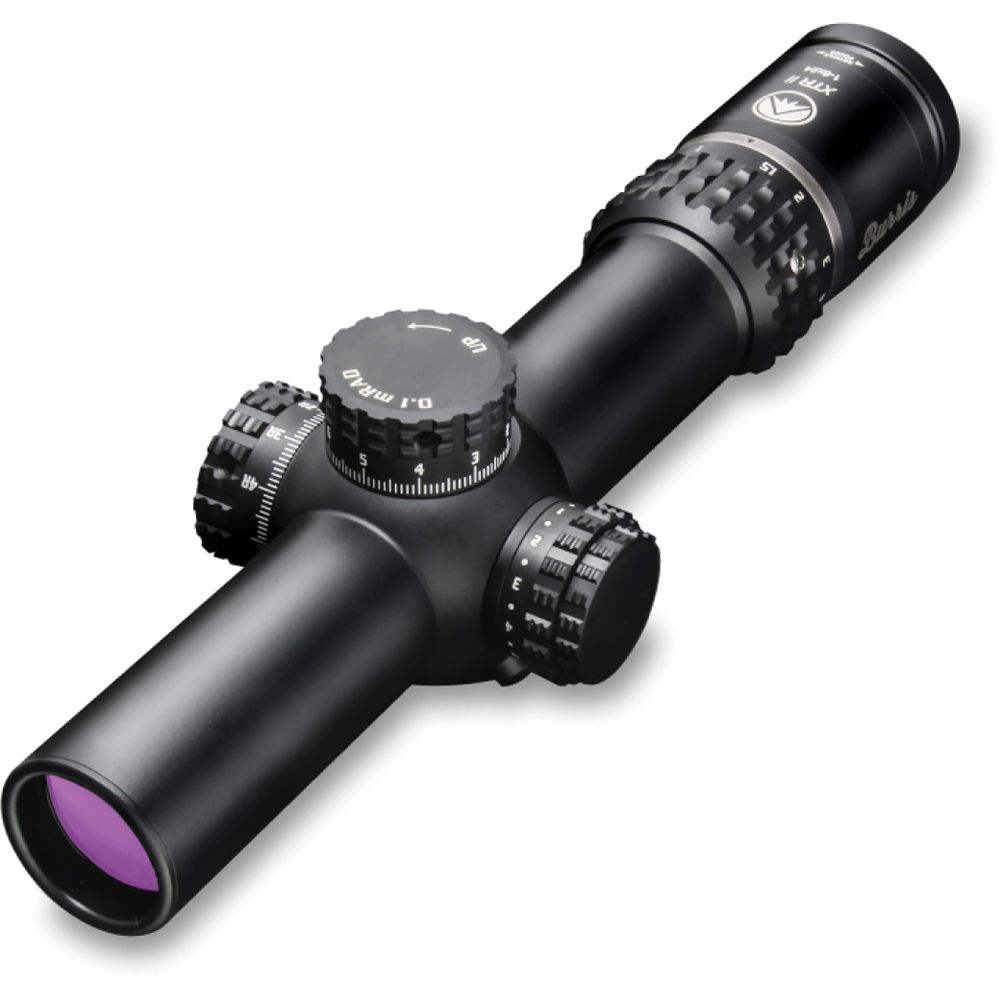 Burris Optics 1-8x24 XTR II Riflescope - Retícula Ballística Circular Iluminada, 34mm, A