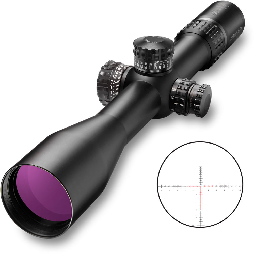 Burris Optics 4-20x50 XTR II Riflescope - Retícula SCR Mil Iluminada, Cuerpo de Aluminio