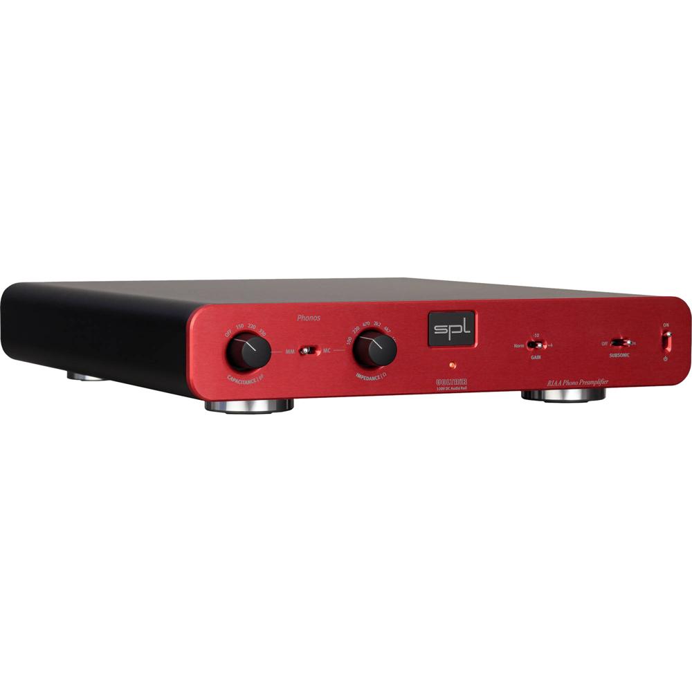 SPL Phonos RIAA Preamplificador de Phono con Tecnología VOLTAiR - Rojo, Compatible con Ca