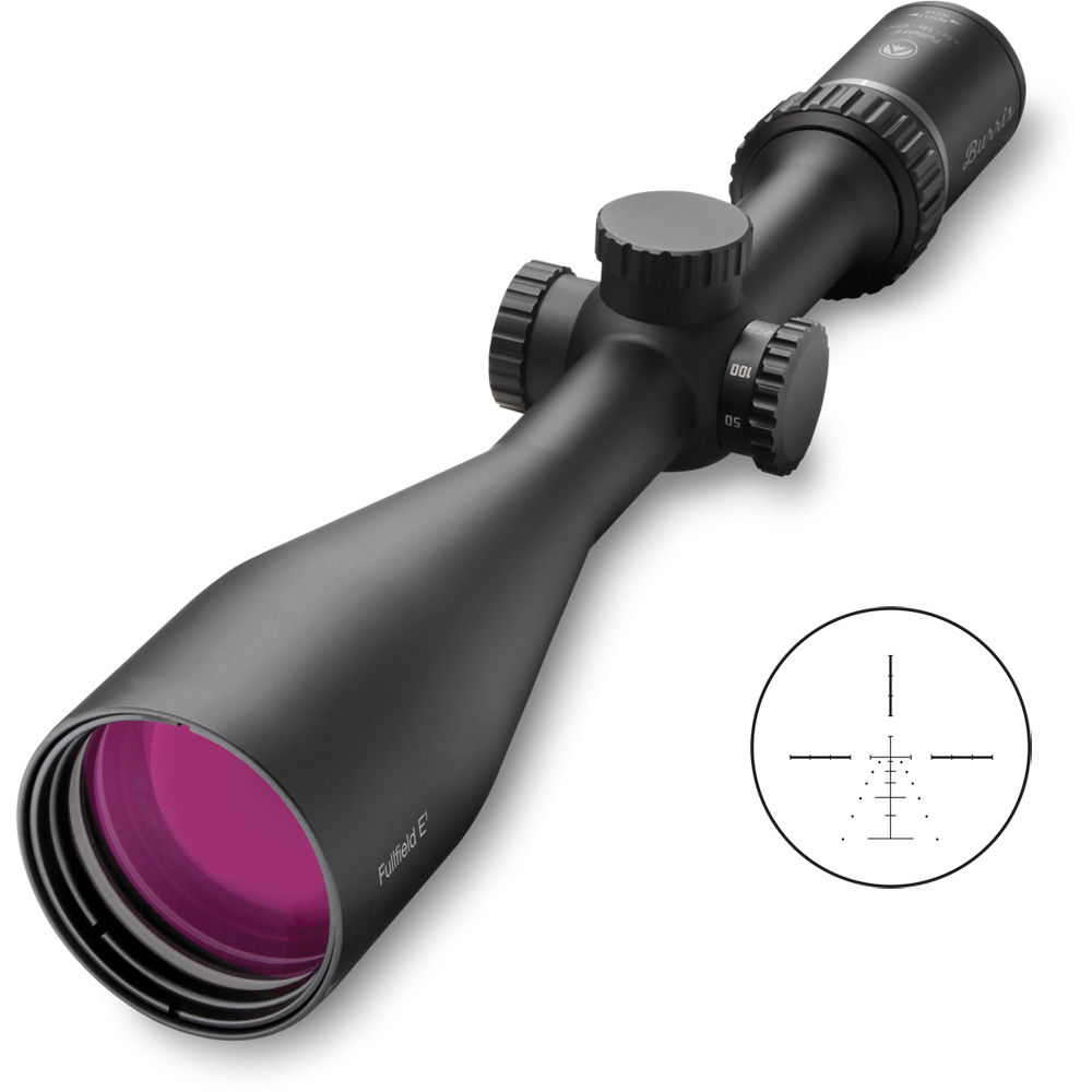 Burris Optics 6.5-20x50 Fullfield E1 Riflescope - Retículo Ballistic Plex E1, Waterproof