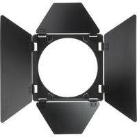 Broncolor Barndoor Set para Reflector Siros L40 - 4 Hojas, Clips para Gel