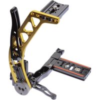 ProMediaGear BBX2 Boomerang Flash Bracket con Placa QR Universal (Dorado, Diestro) - DiseÃ