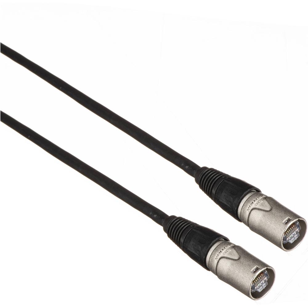 Pro Co Sound NE8MC Cable Cat5e RJ45 etherCON 150' - Conectores RJ45 Rugged, Blindado