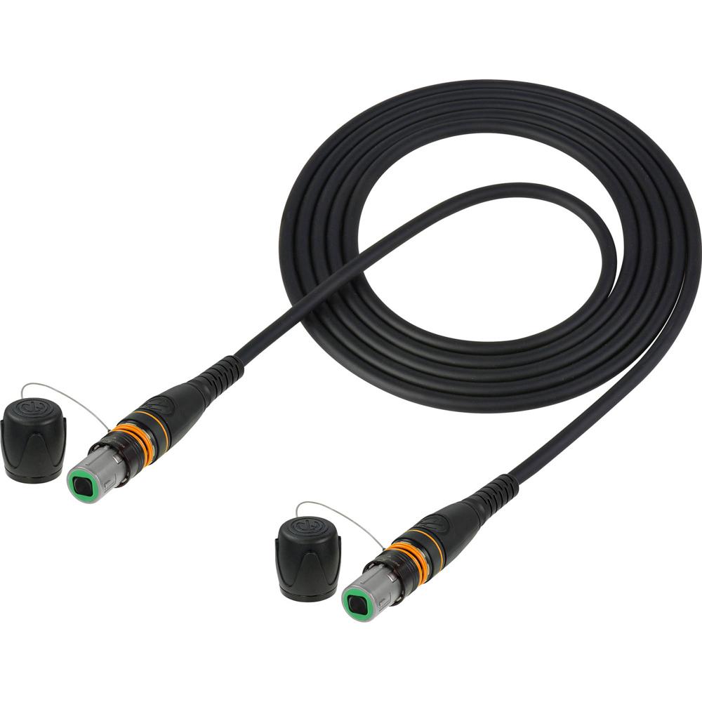 Camplex Cable óptico MTP/MTP 12 fibras Single Mode 82' - Conectores Neutrik, diseño tác