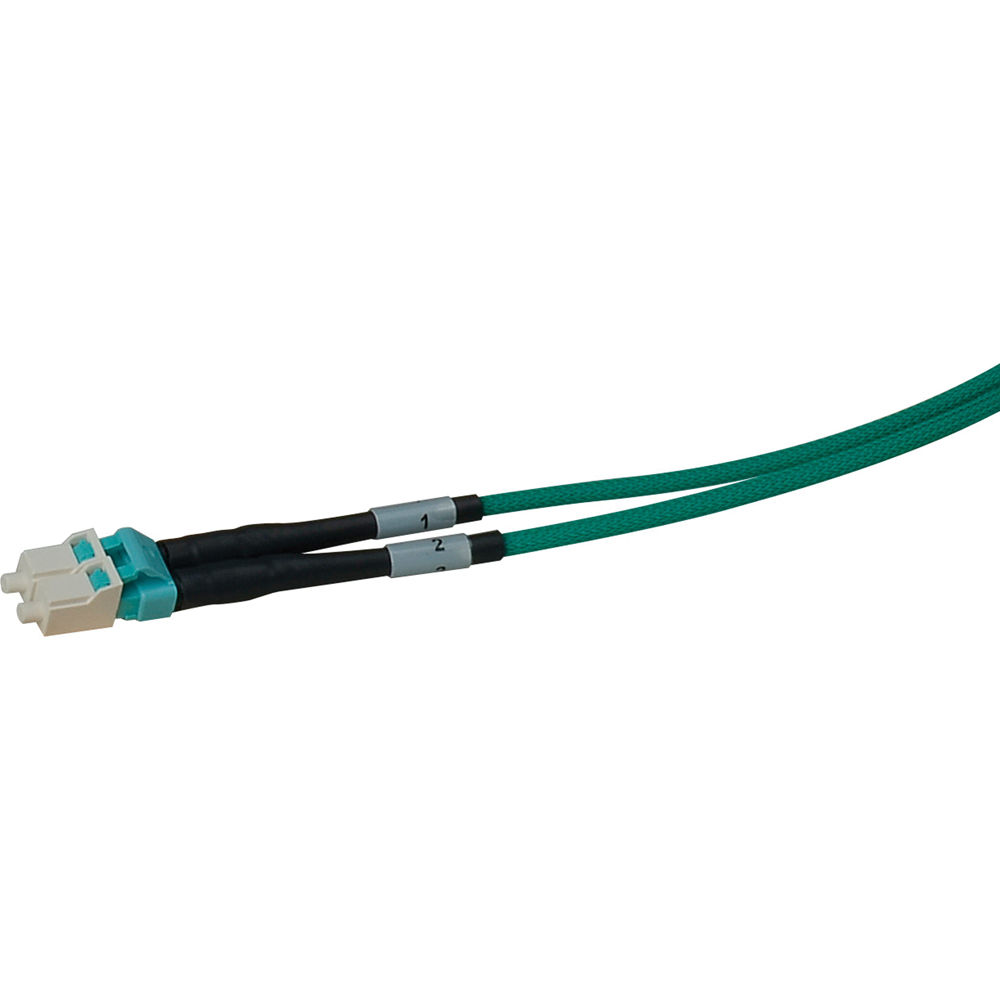 Camplex Cable de Fibra Óptica Plenum Multimodo OM3 de 100 ft con Conectores LC