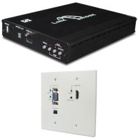 Link Bridge Kit Transmisor HDMI/VGA de Pared HDBaseT y Receptor 5Play Auto-Scaling (230')
