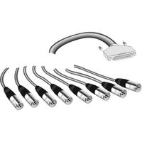 RTW Snake Cable 1163 para Interface Box de Monitores Surround 13.2"" con 25-Pin Sub-D a 8 x