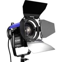Dracast Fresnel 200 LED Luz Diurna 5600K - Dimmable 0-100%, CRI 95, Carcasa de Aleación d