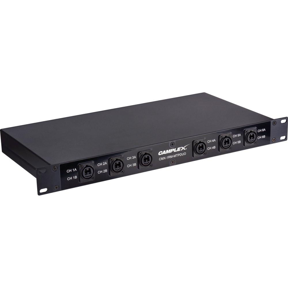 Camplex Breakout Box Rack MTP NO12FDW-A a 6 SM DUO NO4FDW-1-A, Aluminio Anodizado, 6 Puert