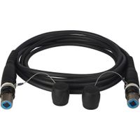 Camplex SMPTE opticalCON QUAD 3' Cable de Fibra Óptica Monomodo para Uso Interior y Exter