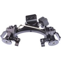 ProMediaGear Kit de Montaje Rotativo PMG-Duo para Trípode y Dos Monopodos