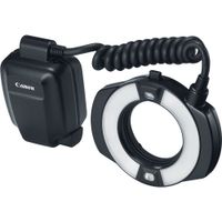 Canon MR-14EX II Macro Ring Lite - Flash Macro con Guía de Número 45.9' y Funciones Pers