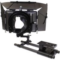 Cavision Matte Box 4x5.65 con Sistema de Varillas 15mm Swing-Away para DSLR