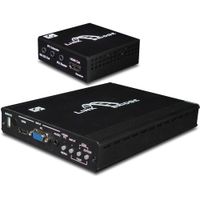 Link Bridge Kit Transmisor HDBaseT HDMI/VGA y Receptor HDMI Wall Plate (230')