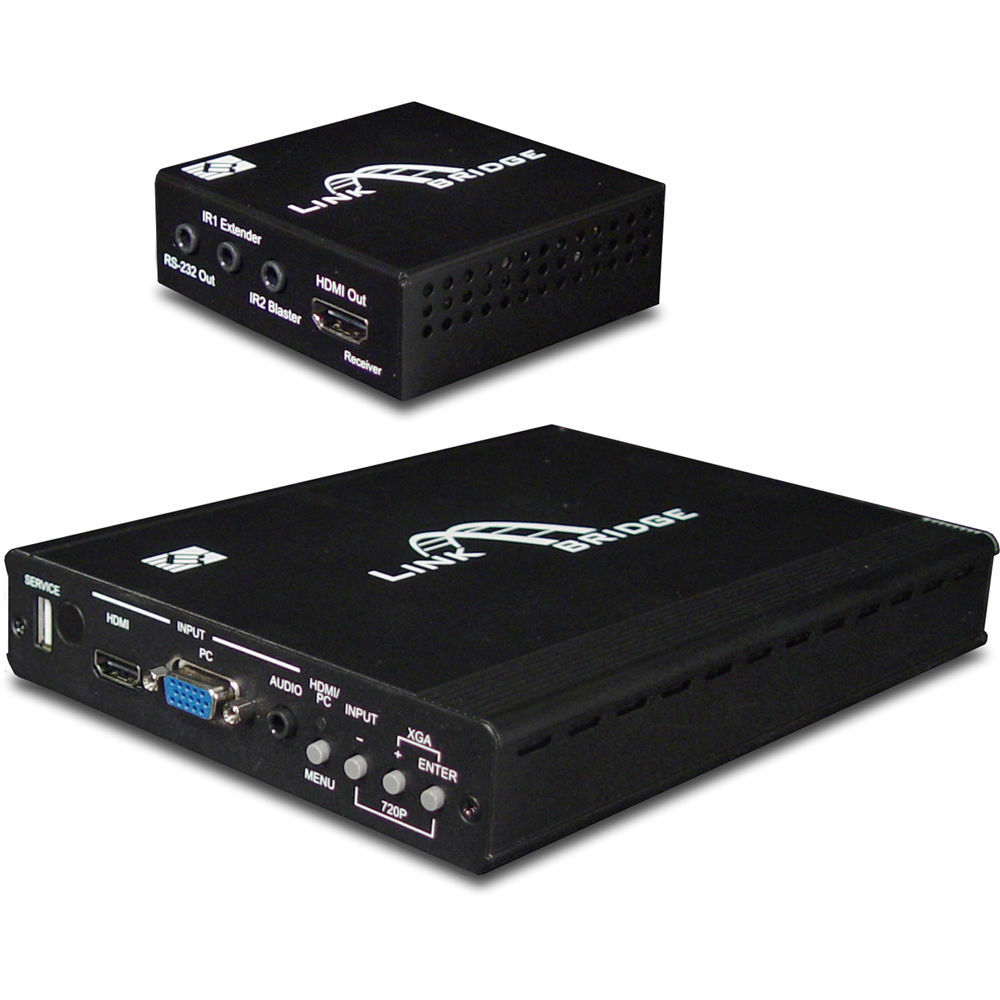 Link Bridge Kit 5Play HDBaseT Transmisor HDMI/VGA y Receptor HDMI hasta 328'