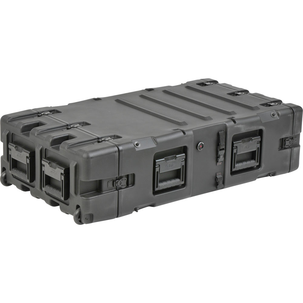 SKB Estuche de Transporte 3RS para Rack 4 RU, 24"" de Profundidad, Resistente al Agua y al