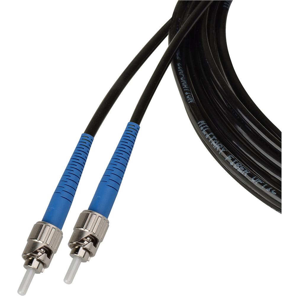 Camplex TAC1 Simplex OM1 Multimode ST Cable Táctico de Fibra Óptica - 100' (30.5 m) - Re