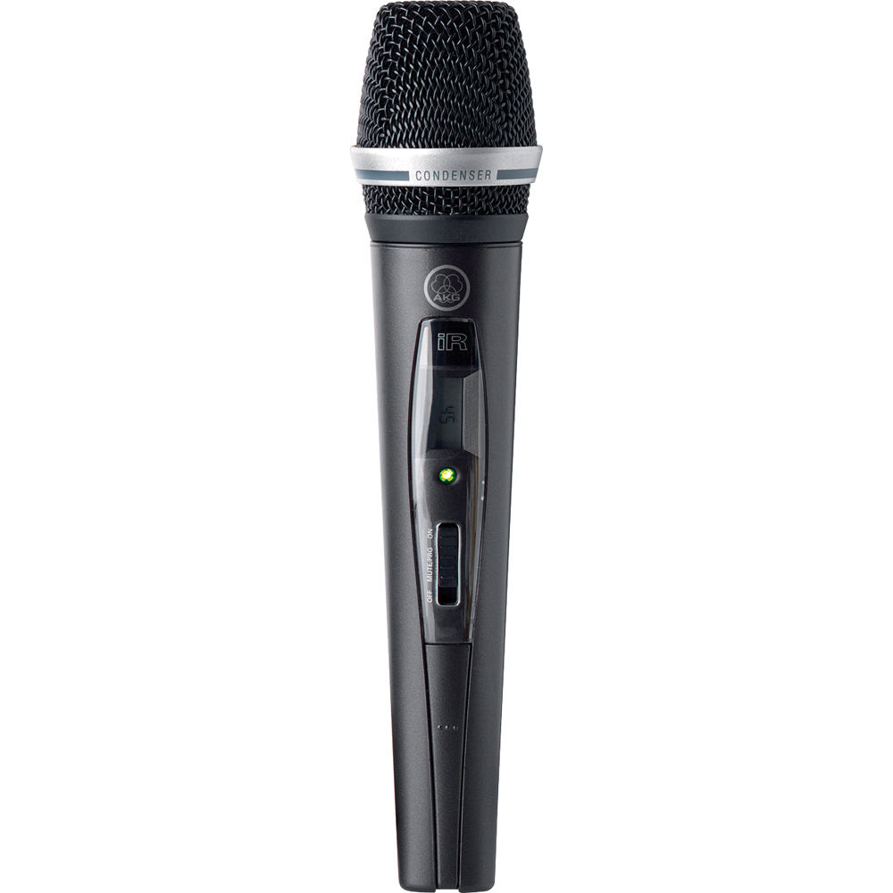 AKG HT 470 Micrófono Inalámbrico de Mano Transmisor C5, 50mW, 14 Horas de Batería