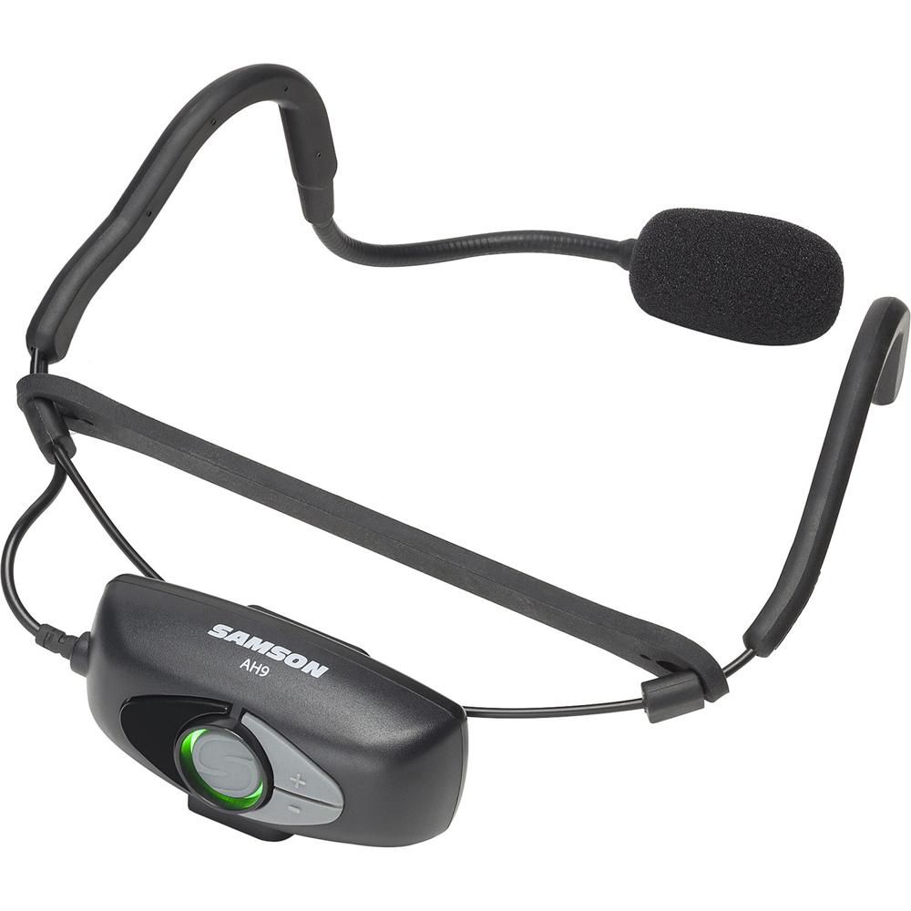 Samson Transmisor Inalámbrico AH9 con Micrófono Headset Qe Resistente al Sudor (K: 470 a