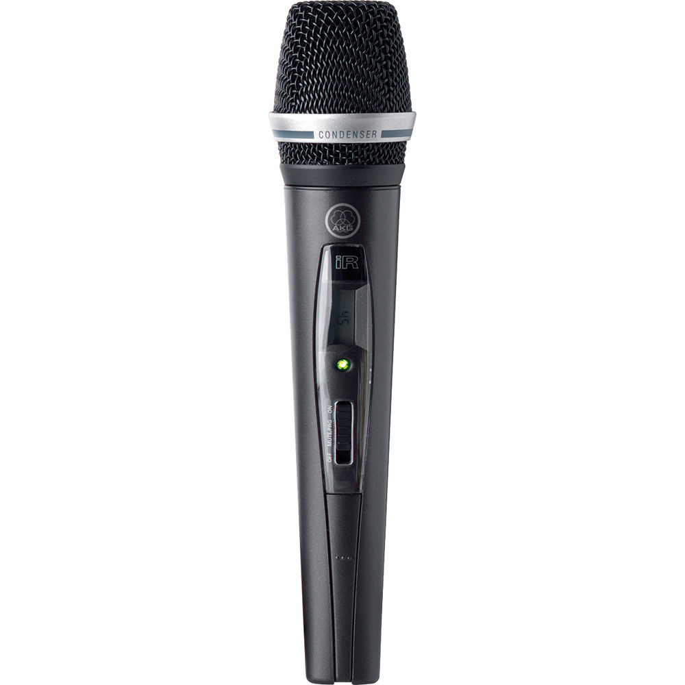 AKG Micrófono Inalámbrico de Mano HT 470 con Elemento Condensador C5 y 50mW de Potencia