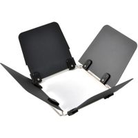 Outsight Barndoor Set para Creamsource Micro - 4-Leaf, Estructura de Acero Inoxidable y Ho