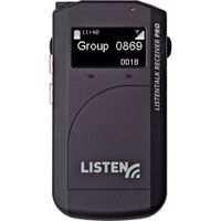 Listen Technologies Receiver Pro LKR-11 - Comunicación Unidireccional, Alcance de 100 m,