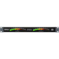 Sescom SES-VUA-1RU Medidor VU Analógico de Audio - 1 RU, 40 LEDs por Canal, Conectores Ph