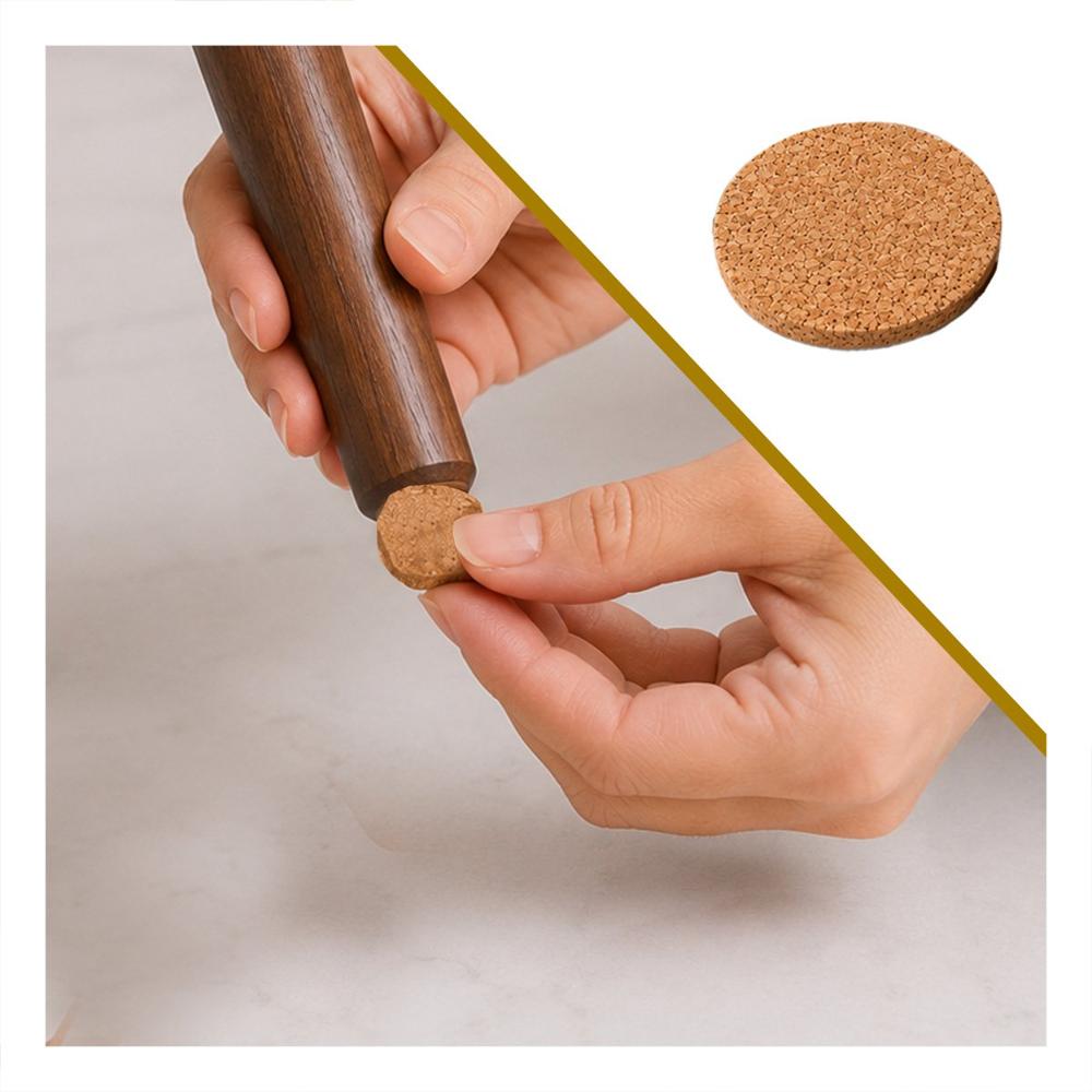 Juego Bases Antideslizantes Mostaza para Patas de Muebles Redondas Y Ligas Regalo