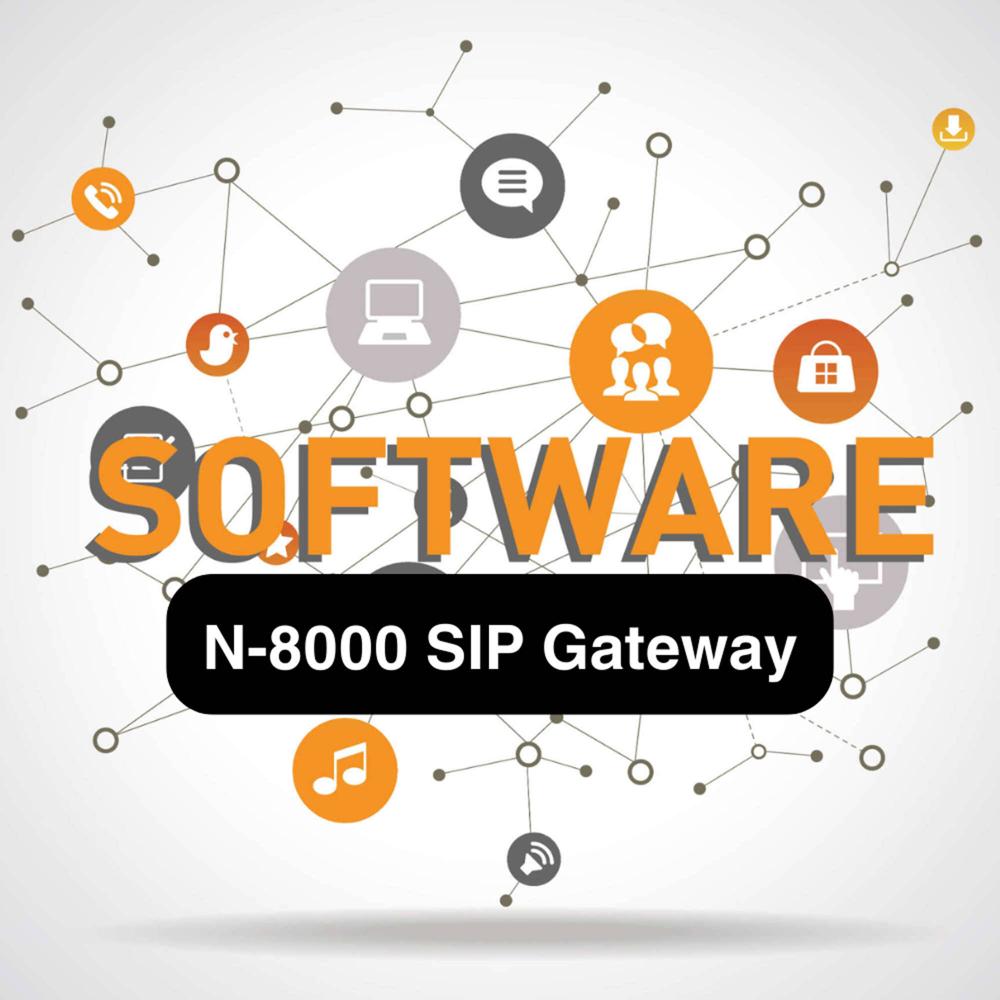 Toa Electronics N-8000SG Q SIP Gateway - Conexión SIP, 5 Canales Simultáneos, Control Re