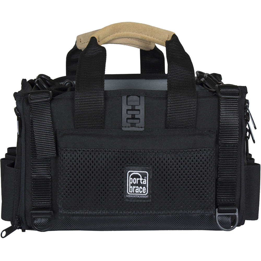 PortaBrace Bolsa Organizadora de Audio Silent con Arnés, Delantal, Tapa y Correa - Exteri