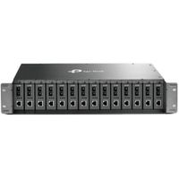 TP-Link Chasis Rackmount TL-MC1400 para 14 Medios Convertidores, Alimentación Centralizad