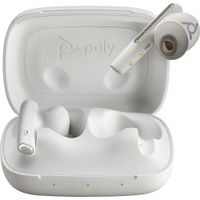 Poly Voyager Free 60 UC Auriculares In-Ear Inalámbricos con ANC, Bluetooth 5.3, Carga Qi,
