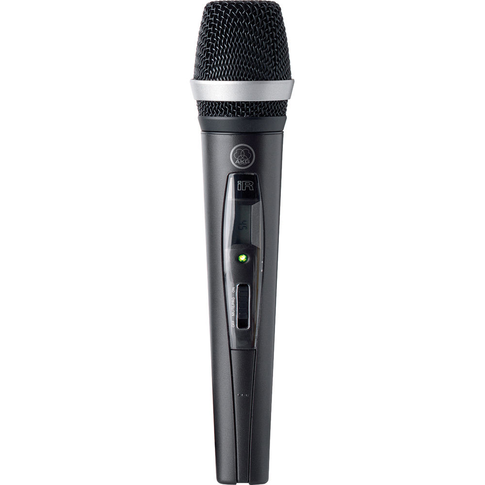 AKG HT 470 Micrófono Inalámbrico de Mano D5 Dynamic - 500.1 a 530.5MHz, 50mW, 14 Horas d