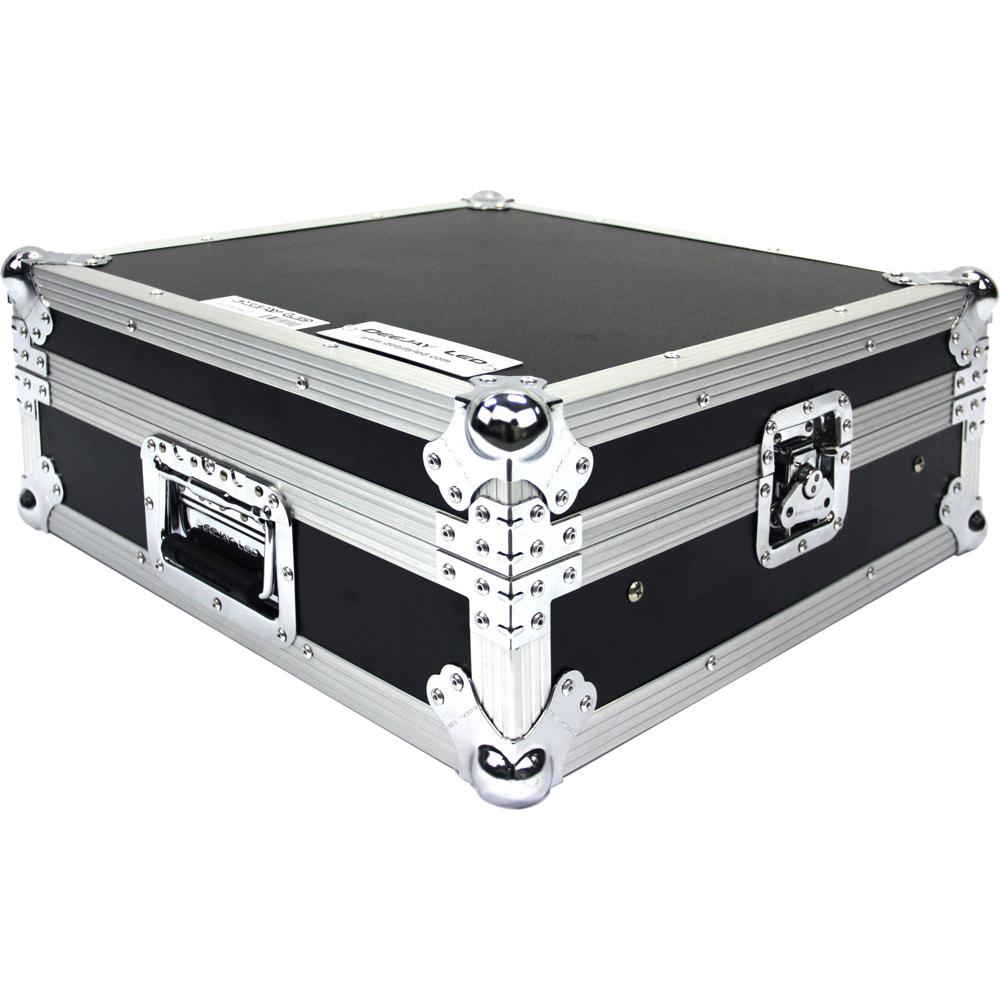 DeeJay Case para Mixer Pioneer DJM-2000 con Soporte para Laptop, Color Negro/Silver, Cierr