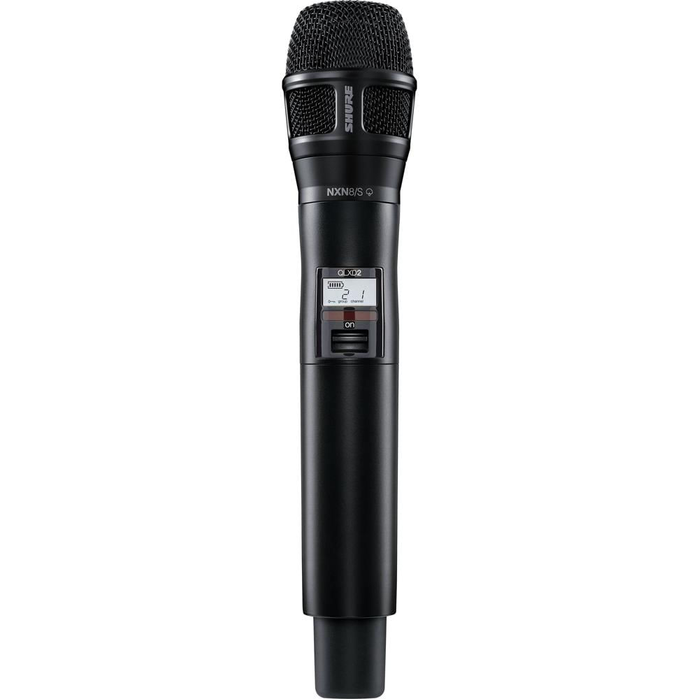 Shure QLXD2/N8S Micrófono Inalámbrico Digital de Mano con Cápsula Supercardioide Nexady