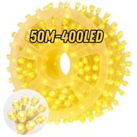 Luces de Navidad Tipo Diamante 400 LED 50m Cable Transparente
