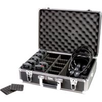 Listen Technologies LA-320 Funda de Transporte Configurable Gris con Divisores Ajustables