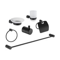 Kit de Baño Elegante 6 Piezas Dorado Cepillado en Acero 304
