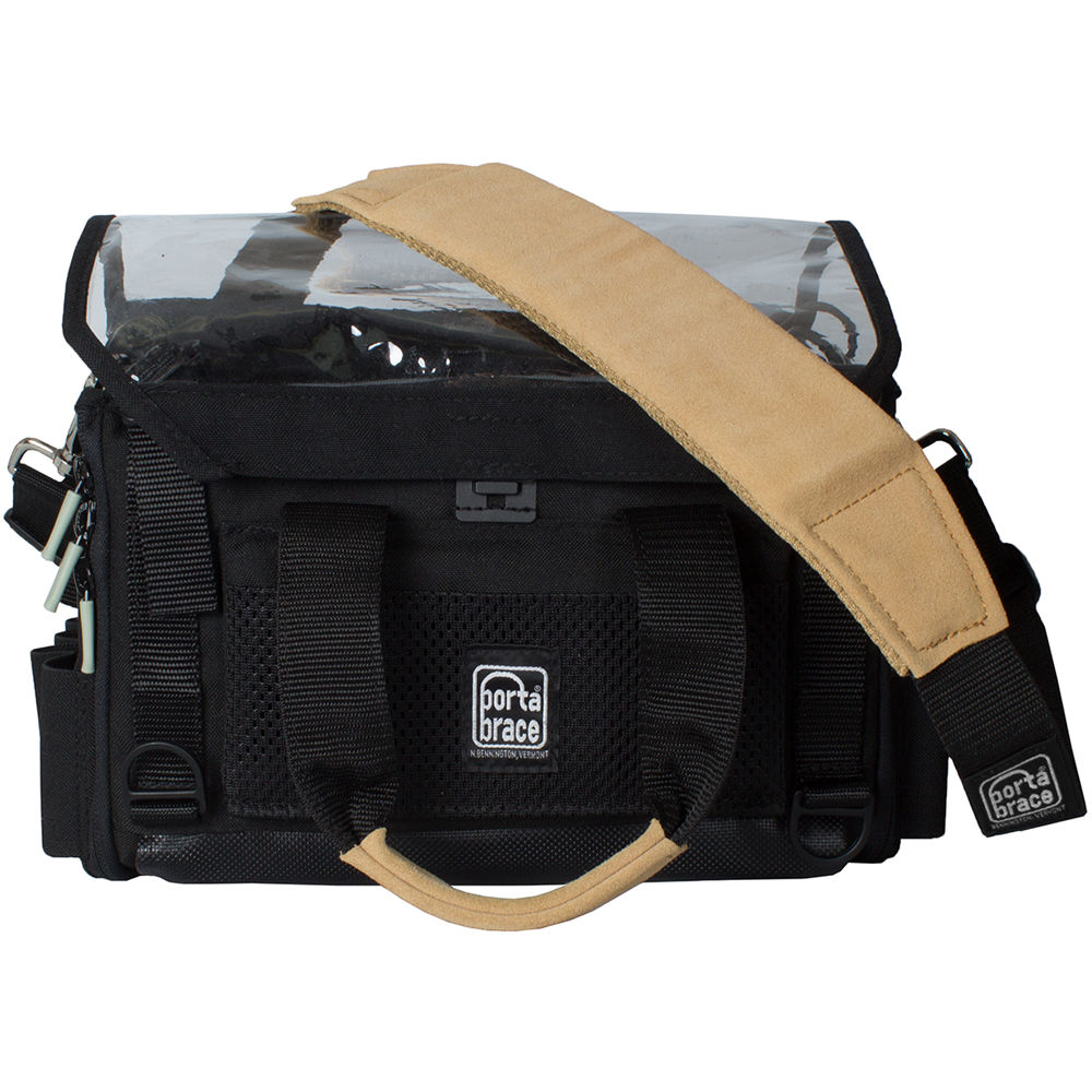 PortaBrace Silent Audio Organizer Bag - Modelo con Cubierta, Tapa y Correa, Estructura de